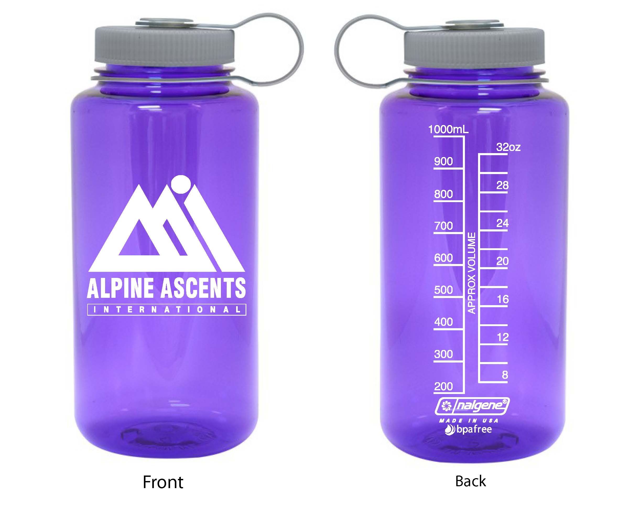 AAI Logo 32oz Wide Mouth Sustain Water Bottle - Alpine Ascents International